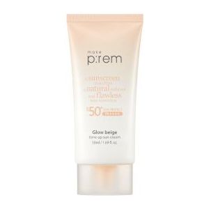 make p:rem - Glow Beige Tone Up Sun Cream SPF50+ PA++++ - 50ml