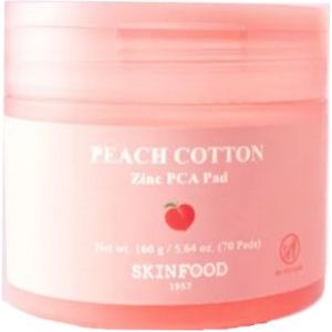 SKINFOOD - Peach Cotton Zinc PCA Pad - 70ea