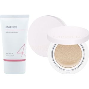 Missha Essence Sun X Magic Cushion Cover Lastng # 21 Set