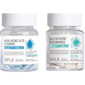 APLB - Glutathione Niacinamide & Hyaluronic Acid Ceramide Beauty Tablet - (30ea*2pcs) Set