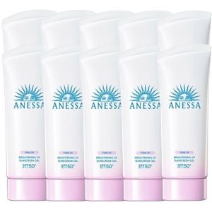 Shiseido Anessa Brightening UV Sunscreen Gel N SPF50+ PA++++ (2022 Version) - 90g (10ea) Set