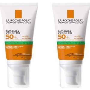 La Roche Posay - Anthelios UVmune 400 Oil Control Gel-Cream SPF50+ - 50ml (2ea) Set