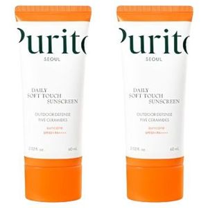 Purito SEOUL - Daily Soft Touch Sunscreen SPF50+ PA++++ - 60ml (2ea) Set