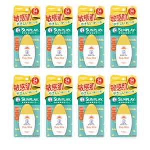 Rohto Mentholatum Sunplay Baby Milk SPF34 PA+++ - 30g (8ea) Set