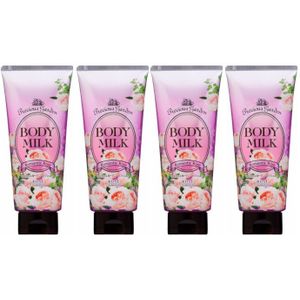Kose - Precious Garden Body Milk - Romantic Rose - 200g (4ea) Set