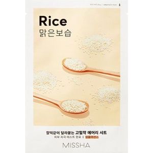 MISSHA - Airy Fit Sheet Mask - Rice - 1stuk