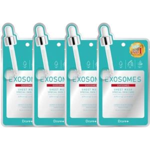 Picomonte - Dcure+ Exosomes Face Mask - 1 pc (4ea)