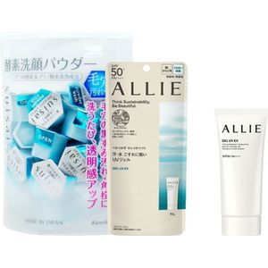 Kanebo - Allie Gel UV EX SPF50+ PA++++ X Suisai Beauty Clear Powder Wash