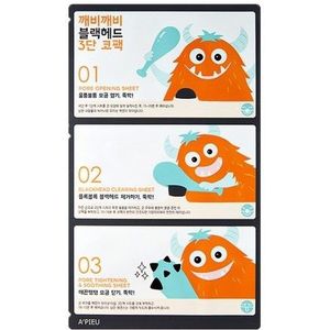 A'PIEU - Goblin Blackhead 3 Step Nose Pack - 1stuk