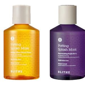 Blithe - Patting Splash Mask - Rejuvenating Purple Berry - 150ml (1ea) + Patting Splash Mask - Energy Yellow Citrus & Honey -...