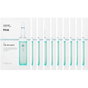 MISSHA - Mascure Solution Sheet Mask - PHA (10pcs) Set