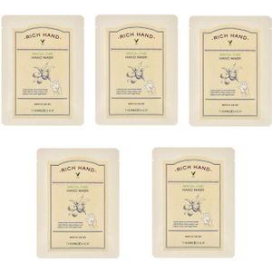 THE FACE SHOP - Rich Hand V Special Care Hand Mask - 16g (5pcs) Set