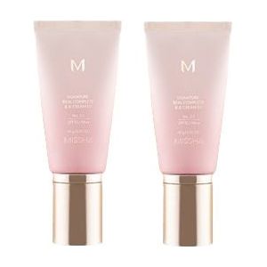 MISSHA M Signature Real Complete BB Cream EX SPF30 PA++ (New Version) - 45g - 23 Calm Beige (2ea) Set