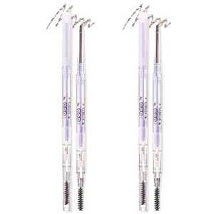 Flortte - My Beautiful Password Eyebrow Pencil - 0.05g - M2 Ash Brown (2ea) Set