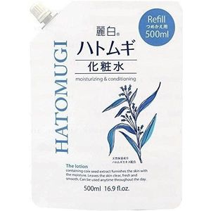 KUMANO COSME - Reihaku Hatomugi Moisturizing & Conditioning The Lotion Refill - 500ML