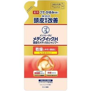 Rohto Mentholatum - Mediquick H Scalp Shampoo Moist Refill - 280ml