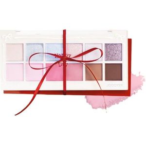 Joocyee - Happy Me Day 12 Shades Eyeshadow Palette - 14g - 06 Wish Pink