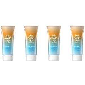 Rohto Mentholatum - Skin Aqua Tone Up Essence Latte Beige SPF50+ PA++++ - 80g (4ea) Set