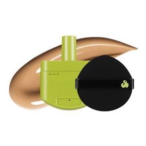 Unleashia - Satin Wear Healthy-Green Cushion RE-FEEL SPF30 PA++ (+ Puff) - 15g - 23W Bisque