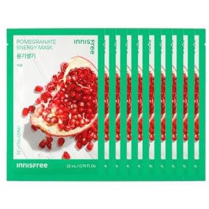 innisfree - Energy Mask - Pomegrante - 10pcs Set