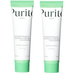 Purito SEOUL - Wonder Releaf Centella Cream Unscented - 50ml (2ea) Set
