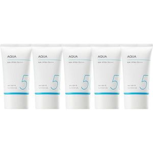 MISSHA - All-Around Safe Block Aqua Sun SPF50+ PA++++ (New version of All-Around Safe Block Aqua Sun Gel ) - 50ml (5ea) Set
