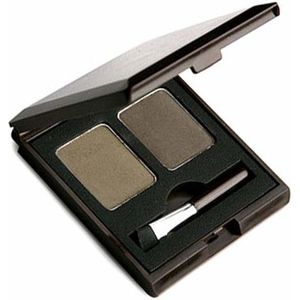 SKINFOOD - Gâteau en poudre pour sourcils Choco - 2.6g(1.3g x 2) - No.1 Grey Chaki Black