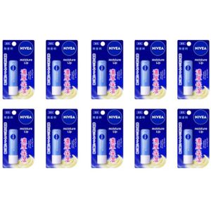NIVEA Japan - Moisture Lip Unscented - 3.9g (10ea)