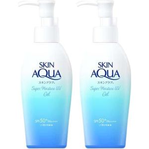 Rohto Mentholatum Skin Aqua Sunscreen Super Moisture Gel Pump (2ea) Set