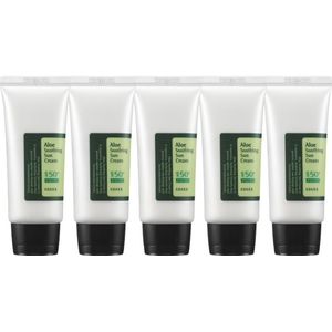 COSRX - Aloe Soothing Sun Cream SPF50+ PA+++ - 50ml (5ea) Set