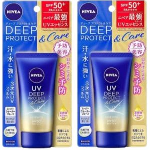 NIVEA Japan - UV Deep Protect & Care Essence SPF50+ PA++++ - 50g (2ea) Set