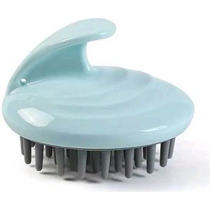 MissLady - Silicone Handle Scalp Massager Brush - 1stuk - Blue