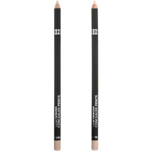 The Saem - Cover Perfection Concealer Pencil - 1.4g - 1.5 Natural Beige (1ea) + 1.0 Clear Beige (1ea) Set