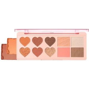Pinkflash - Multi Face Palette - 1.0g*6 + 1.8g*4 - 1 Mandarin Late