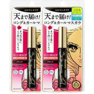 ISEHAN - Kiss Me Heroine Make Long & Curl Super Waterproof Mascara (New Version) - 6g - 01 Black (2elk) Set