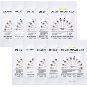 EUNYUL - One Shot Ampoule Mask - Vitamin - 10pcs set