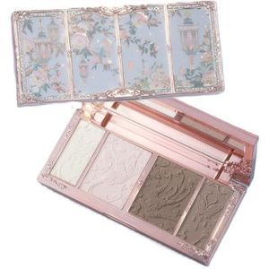 FlowerKnows - Butterfly Cloud Collar Embossed Highlight & Contour Palette - 16g - 01 Moon Shadow