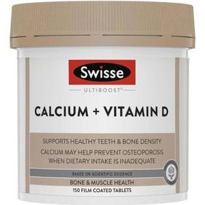 Swisse - Calcium + Vitamin D - 150 Tablets