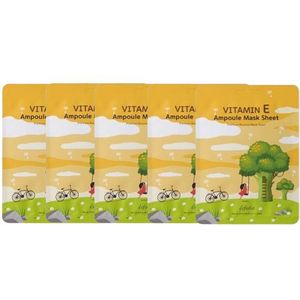 esfolio - Vitamin E Ampoule Mask Sheet - 25ml*1pc (5ea) Set