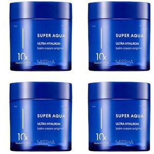 MISSHA - Super Aqua Ultra Hyalron Balm Cream - 70ml (4ea) Set
