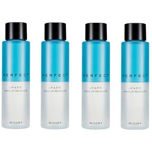 MISSHA - Perfect Lip & Eye Makeup Remover - 155ml (4ea) Set