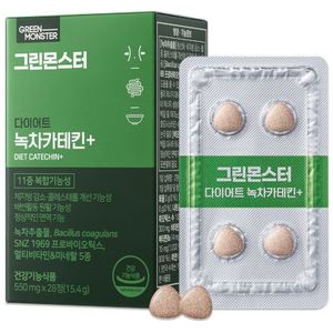 Green Monster - Diet 14 in 1 Green Tea Catechin+ - 15.4g (550mg*28ea)
