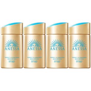 Shiseido - Anessa Perfect UV Sunscreen Skin Care Milk SPF50+ PA++++ (2024 Version) - 60ml (4ea) Set