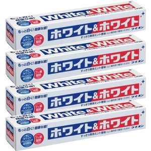 LION - White & White Toothpaste (4ea)