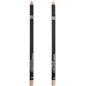 The Saem - Cover Perfection Concealer Pencil - 1.4g - 1.0 Clear Beige (1ea) + 2.0 Rich Beige (1ea) Set