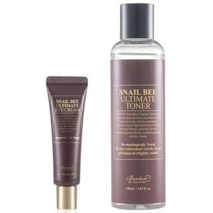 Benton - Snail Bee Ultimate Eye Cream - 30g (1ea) + Toner - 150ml (1ea) Set