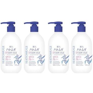 KUMANO COSME - Reihaku Hatomugi UV Care & Moisturizing The UV Milky Gel SPF31 PA+++ - 400ml (4ea) Set