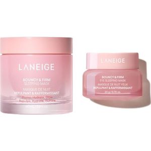 LANEIGE LANEIGE - Bouncy & Firm Sleeping Mask - 60ml (1ea) X Bouncy & Firm Eye Sleeping Mask - 20g (1ea)
