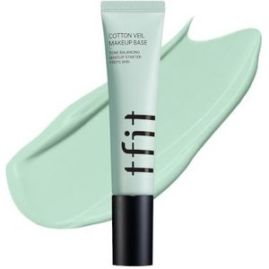 Tfit - Cotton Veil Makeup Base - 30ml - 01 Pure Green