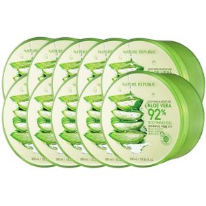 NATURE REPUBLIC - Soothing & Moisture Aloe Vera 92% Soothing Gel (10ea) Set